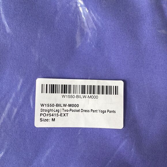 Bettabrand StraightLeg Two-Pocket Dress‎ Yoga Pant Lavender M NWT IN PACKAGING - Picture 8 of 8